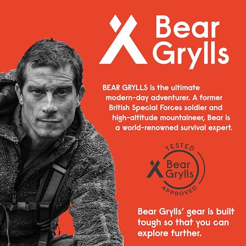 Bear Grylls 15 Degree Sleeping Bag for Adults 3-4 Season, for Cold Weather, Backpacking, Camping, Survival, Hiking, with Compression Sack and Ergonomic Adjustable Hood - Black - Image 5