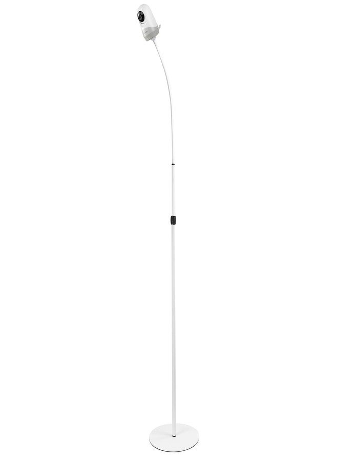 Holicfun Adjustable Floor Stand for HelloBaby HB50, HB6550, HB6558, HB65, HB66 & HB248 Baby Monitor, 52.7566.93 in Height, Flexible Gooseneck, Weighted Stable Base - Image 1