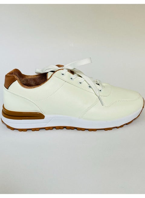 white sport shoes for men