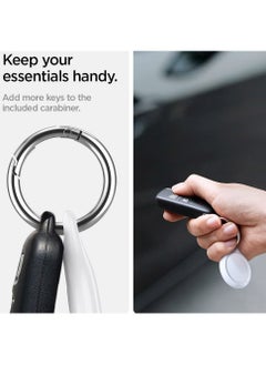 Spigen Ultra Hybrid with Keychain Ring designed for Apple AirTag case cover Airtags Holder  - Image 3