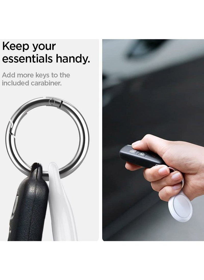 Spigen Ultra Hybrid with Keychain Ring designed for Apple AirTag case cover Airtags Holder  - Image 3