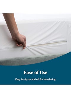 erorex Encasement Mattress Protector Completely Surrounds Mattress For Waterproof Protection White  - Image 4