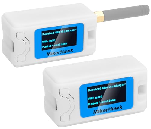 MakerHawk 2 Pack Protective Case for ESP32 LoRa V3 Development Board Antenna OLED Display with Type C and Copper Tube Antenna Interface (Upgraded) - Image 1