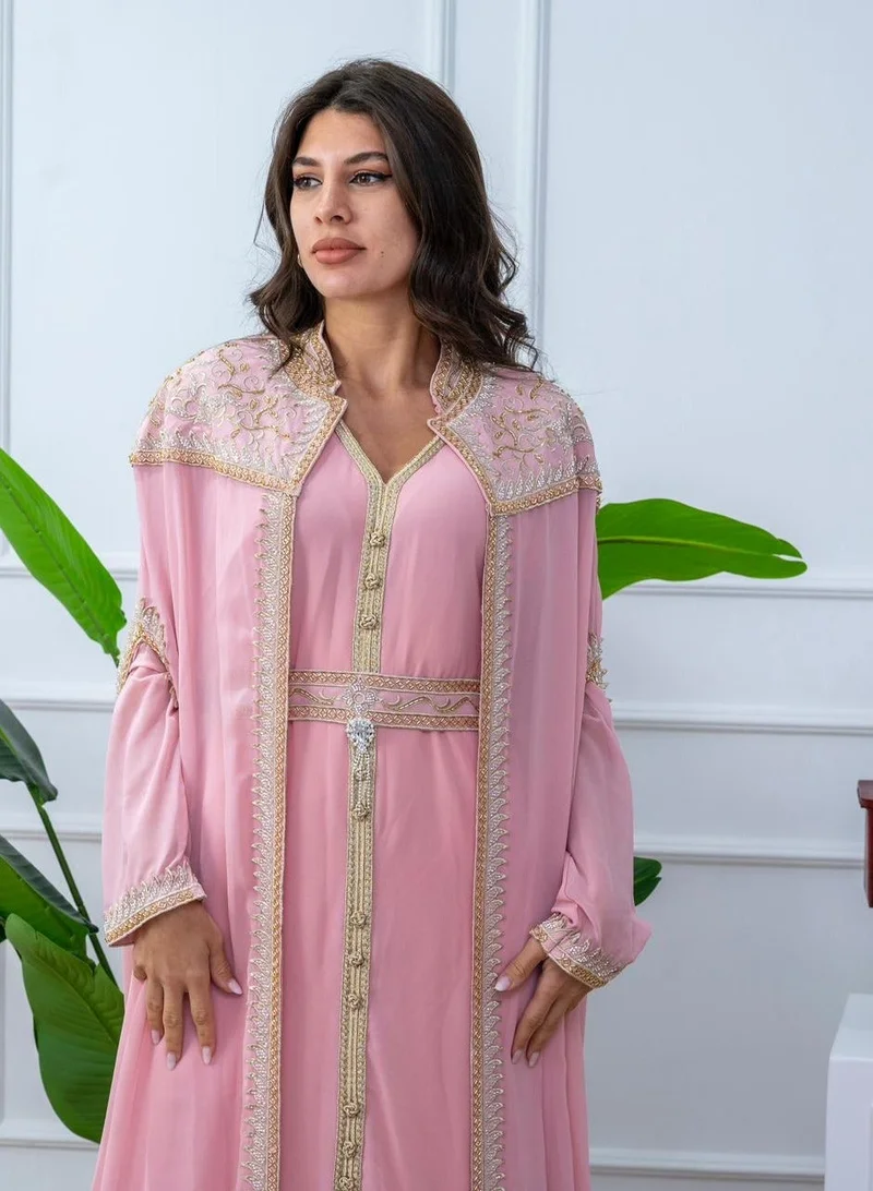 AL BENT AL SHARQIEH embroidered kaftan dress jalabia
