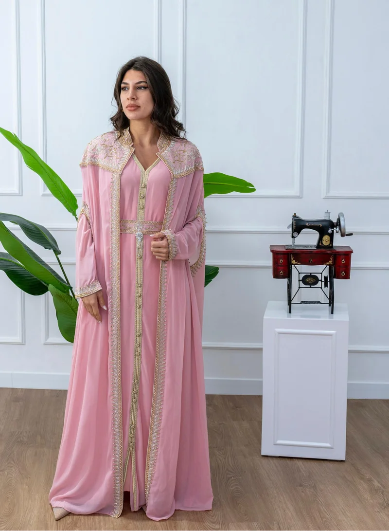 AL BENT AL SHARQIEH embroidered kaftan dress jalabia
