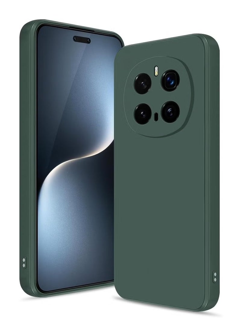 ELTRAZONE حافظة سيليكون ناعمة مضادة للصدمات لهاتف Honor Magic 7 Pro 5G (6.8 بوصة) – غطاء TPU فائق النحافة مع حماية محسّنة للكاميرا، مقاوم للخدوش وتصميم مرن لراحة الإمساك – أخضر - Image 1