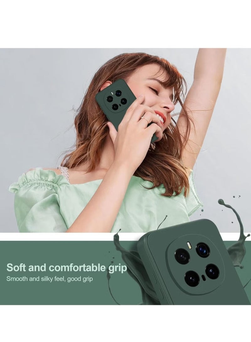 ELTRAZONE حافظة سيليكون ناعمة مضادة للصدمات لهاتف Honor Magic 7 Pro 5G (6.8 بوصة) – غطاء TPU فائق النحافة مع حماية محسّنة للكاميرا، مقاوم للخدوش وتصميم مرن لراحة الإمساك – أخضر - Image 4