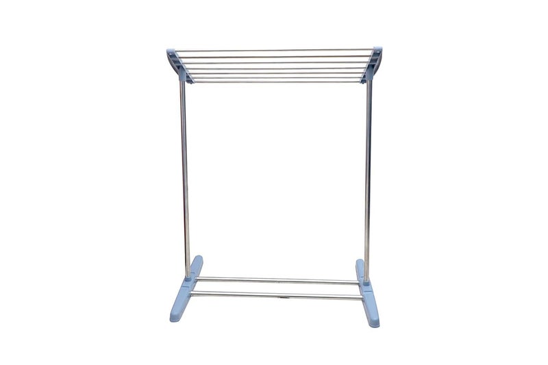 REPLEX Multifunctional Stainless Steel and Plastic Made Mobile Towel and Cloth Rack Holder for Domestic Purposes Mini Cloth Rack - Image 3