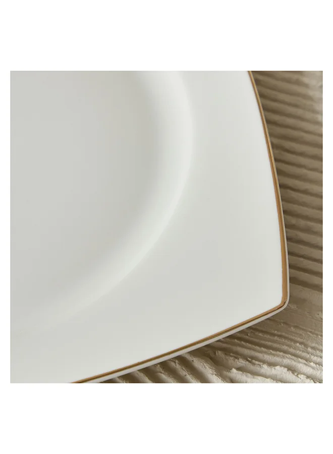 Home Box Peace Square Dinner Plate 33 x 2 x 33 cm