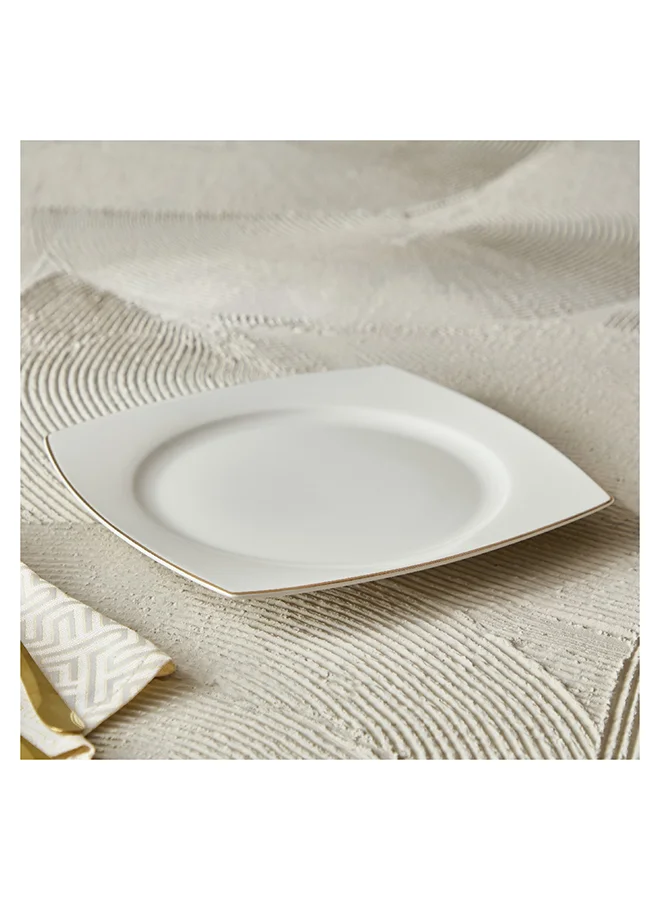 Home Box Peace Square Dinner Plate 33 x 2 x 33 cm