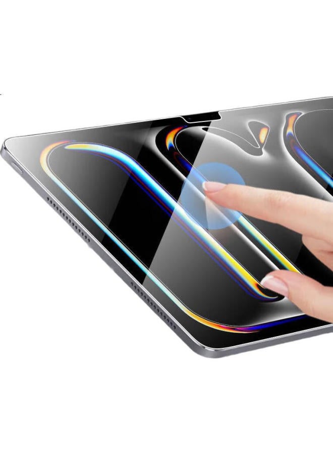 Hboalg Hui Bao Long Tempered Glass Screen Protector For Ipad Pro Model, Ipad M4 Chip 11-Inch Tablet Protective Film, Hd Anti-Drop Anti-Fingerprint Full Screen Coverage Glass Film - Image 1