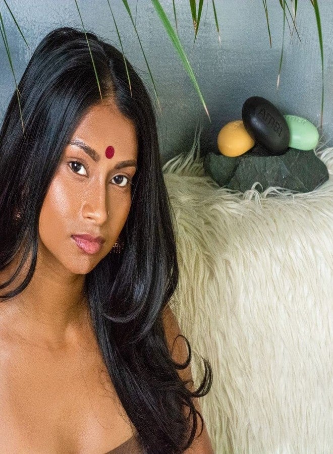 Ambi Black Soap Cleansing Bar, Deep Cleansing, Moisturizing Formula with Shea Butter + Vitamin E for Oily & Combination Skin, 3.5 OZ - 12 Pack - Image 4