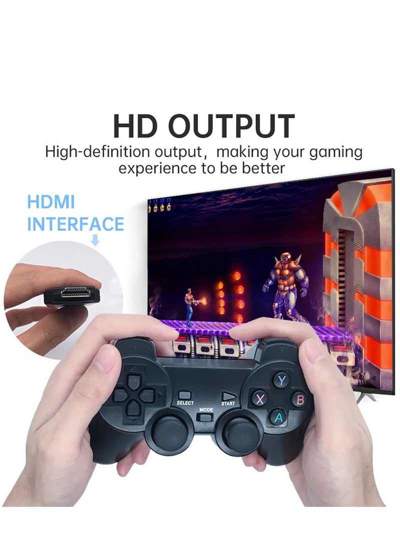 Generic - DMG 4K HD Video Game Console, Dual 2.4G Wireless Controllers, with 64G Card Built-in 13000+ Games, Plug-and-play Video Game Stick, Support Simulators, Support Game Download and Archive - Image 1