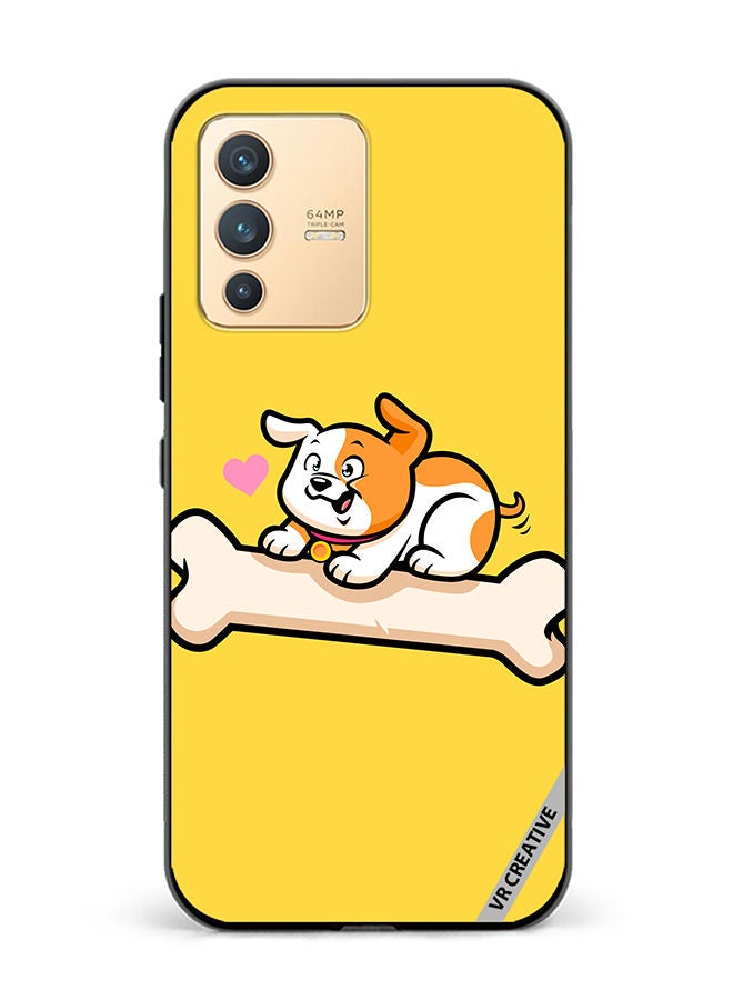 VR CREATIVE Protective Case Cover For Vivo V23 5G Dognbonel Design Multicolour - Image 1