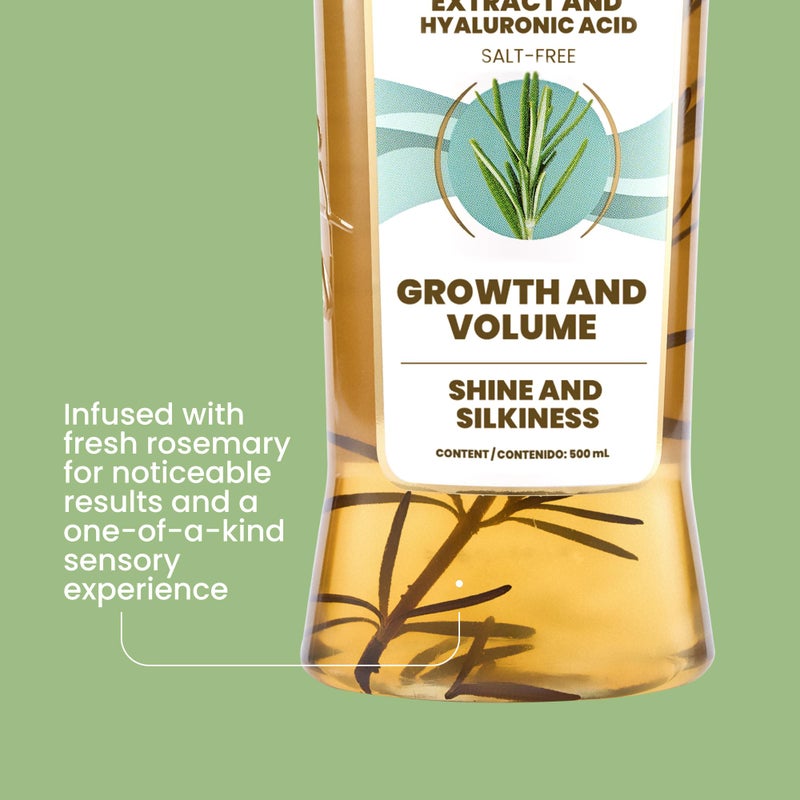 Anyeluz Rosemary Shampoo â€“ Strengthens Hair, Fights Damage from Styling, Natural Formula for Daily Use, Suitable for All Hair Types - Image 3