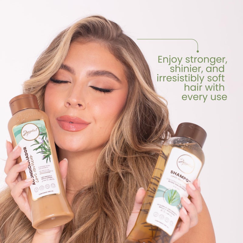 Anyeluz Rosemary Shampoo â€“ Strengthens Hair, Fights Damage from Styling, Natural Formula for Daily Use, Suitable for All Hair Types - Image 4