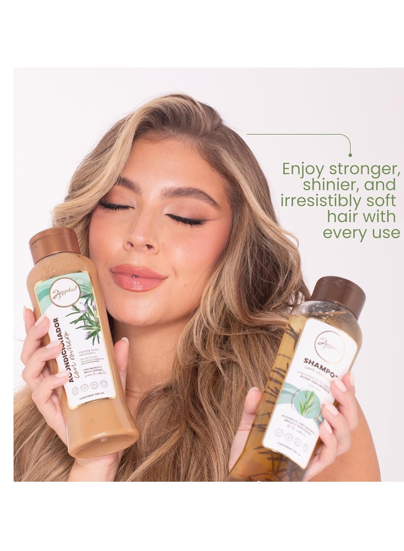 ANYELUZ Anyeluz - Rosemary Shampoo | Promotes Hair Growth | Cleanses and Reduces Oiliness | For all Hair Types | Natural Extracts | Salt and Paraben Free  - Image 5