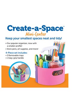 Learning Resources Create-a-Space Mini Storage Center: Essential Back-to-School Organizer Set  - Image 2