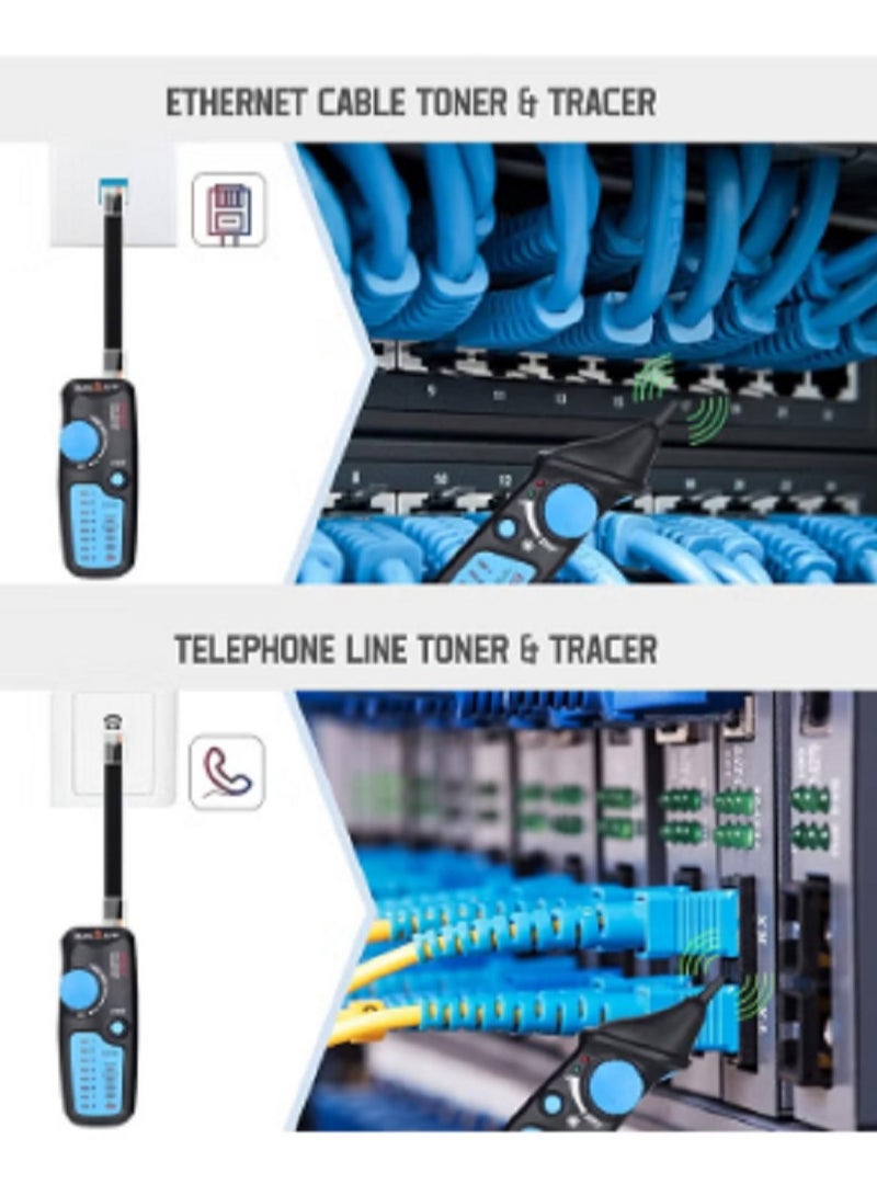 BSIDE Multi-functional Network Cable Tester for RJ11 RJ45 Lan Cable with Probe Ethernet - Image 3
