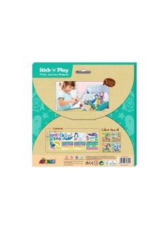 Avenir Avenir Stick 'N Play Series - Polar & Sea Animals | 200+ Reusable Stickers for Endless Fun! Create Play Scenes with 8 Illustrated Theme Cards, Make Your Own Animal Figures | For Kids 3+  - Image 2