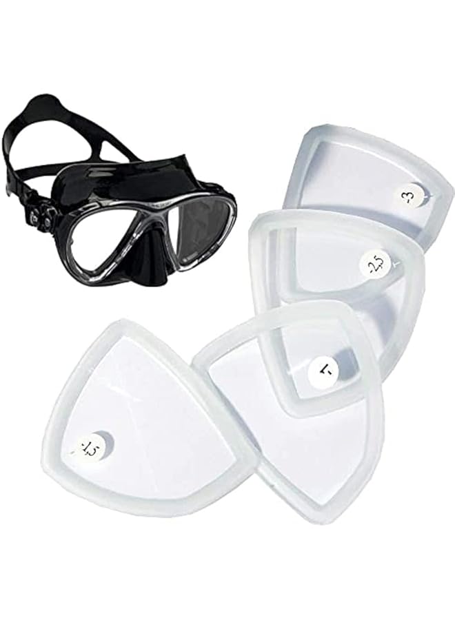 Cressi Negative Optical Linse for Touch Screen Big Eyes Evo Mask phone 1.0 bis 6.0 (DX=rechts SX=links) - Image 3