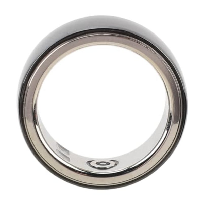 Smart health sports ring for fitness tracking and sleep monitoring, made of 18 stainless steel, silver color, waterproof and multi-functional - Image 3