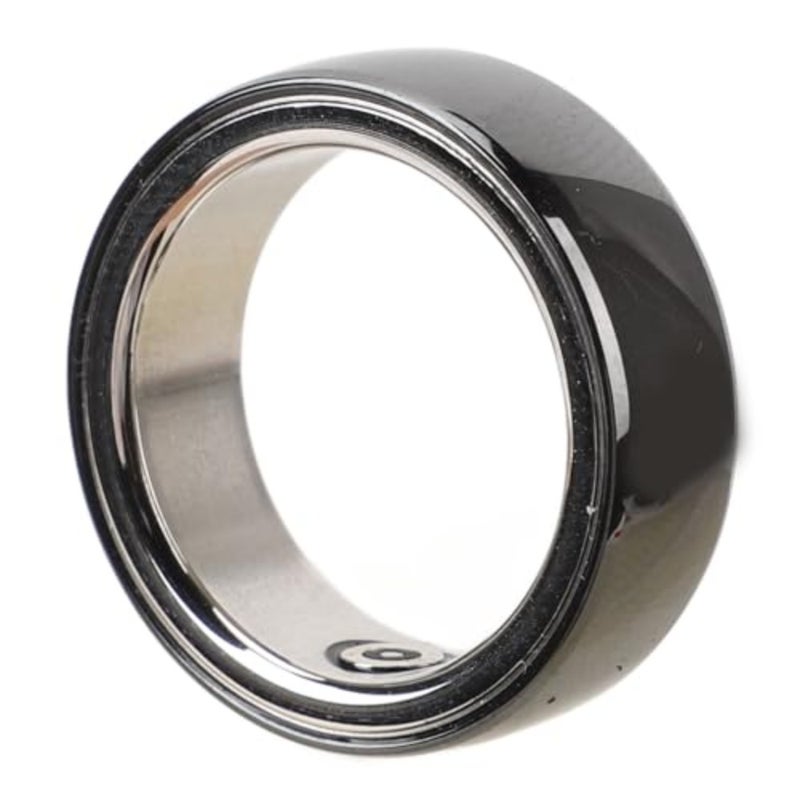 Smart health sports ring for fitness tracking and sleep monitoring, made of 18 stainless steel, silver color, waterproof and multi-functional - Image 5