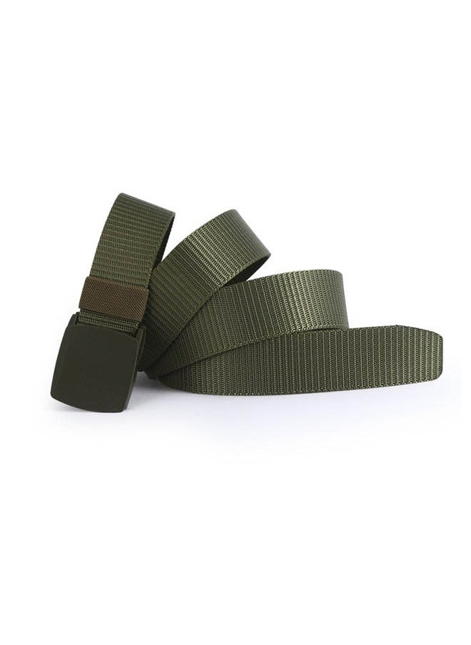 KUAZIVI Nylon Canvas Belt Plastic Buckle Belt Travel Adjustable Nylon Web Slide Belt  - Image 3