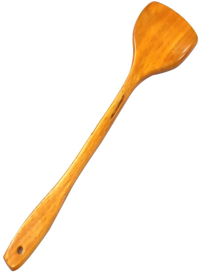 GARASANI 15.5-Inch Natural Wooden Cooking Shovel Spatula Turner Kitchen Utensils Non-stick Long Handle Cookware for Restaurant - Image 2