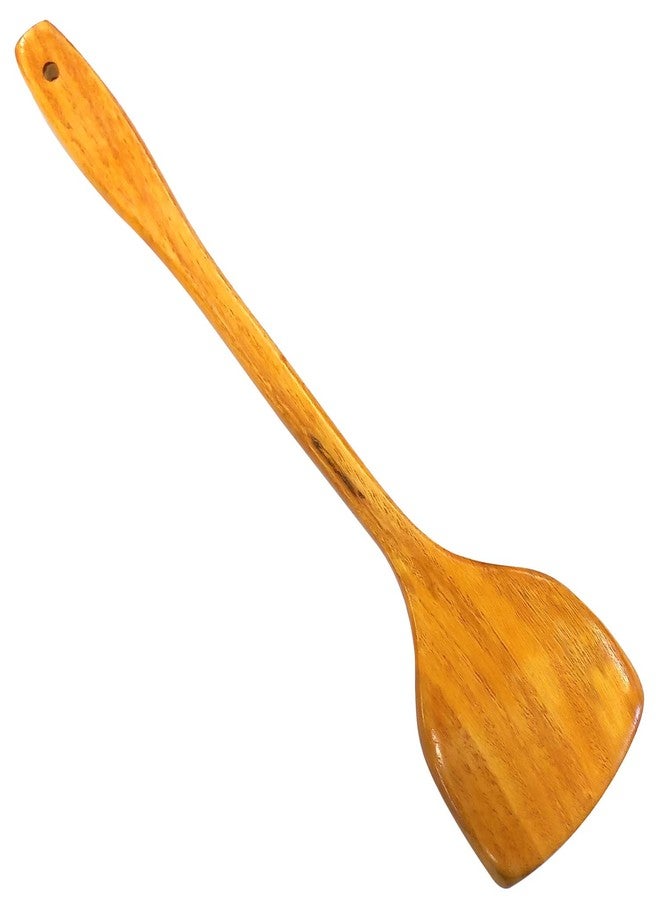 GARASANI 15.5-Inch Natural Wooden Cooking Shovel Spatula Turner Kitchen Utensils Non-stick Long Handle Cookware for Restaurant - Image 3