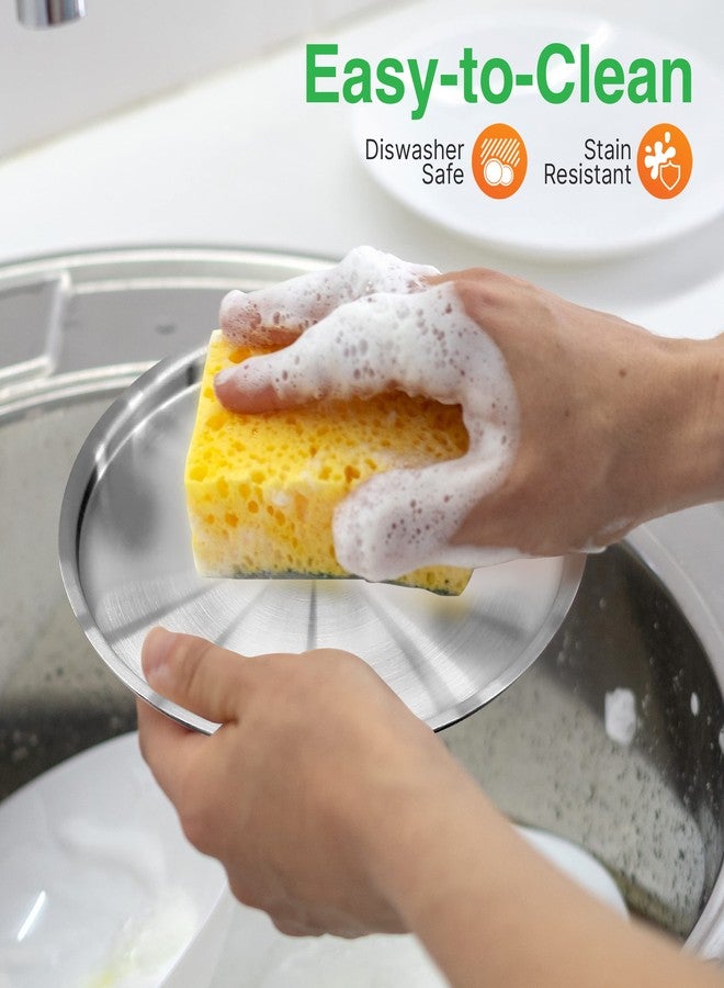 نيوتري شيف غطاء نوتري شيف لوعاء طهي سعة 5 كوارت - غطاء من الفولاذ المقاوم للصدأ مع مقبض، يناسب وعاءً بقطر داخلي 8.66 بوصة، متوافق مع وعاء الطهي موديل NCSPT5Q سعة 5 كوارت. - Image 3