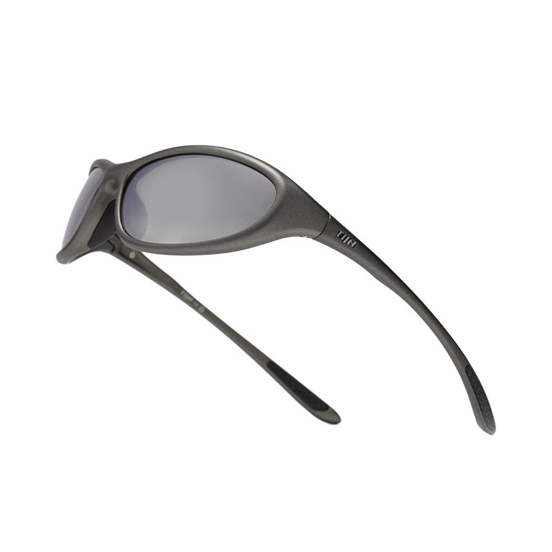 TIJN Sports Sunglasses for Men Women UV400 Wraparound Cycling Running Golf Motorcycle Glasses, Large Outdoor Shades, Vanta - Image 1