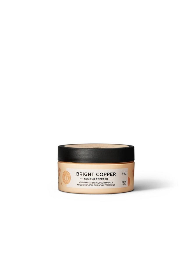 Maria Nila Maria Nila Colour Refresh, Bright Copper 3.4 Fl Oz, Copper Hair Mask, Semi-Permanent Pigments, 100% Vegan & Sulfate/Paraben free  - Image 1