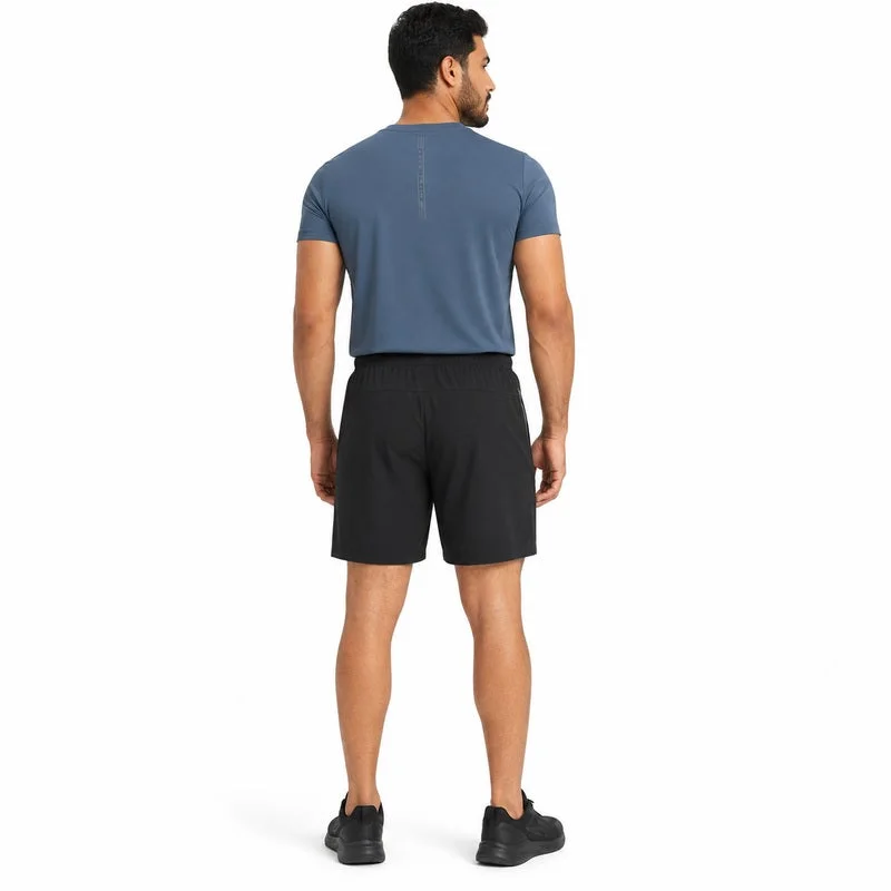 Anta black TRN Men's Knit Shorts for Men | Best Price UAE