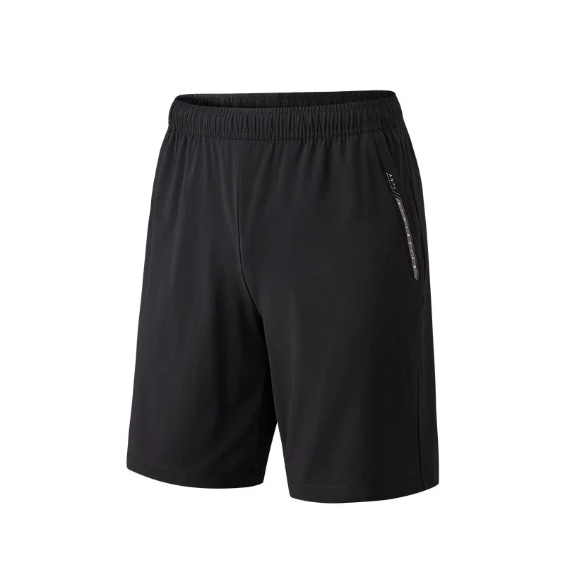 Anta black TRN Men's Knit Shorts for Men | Best Price UAE