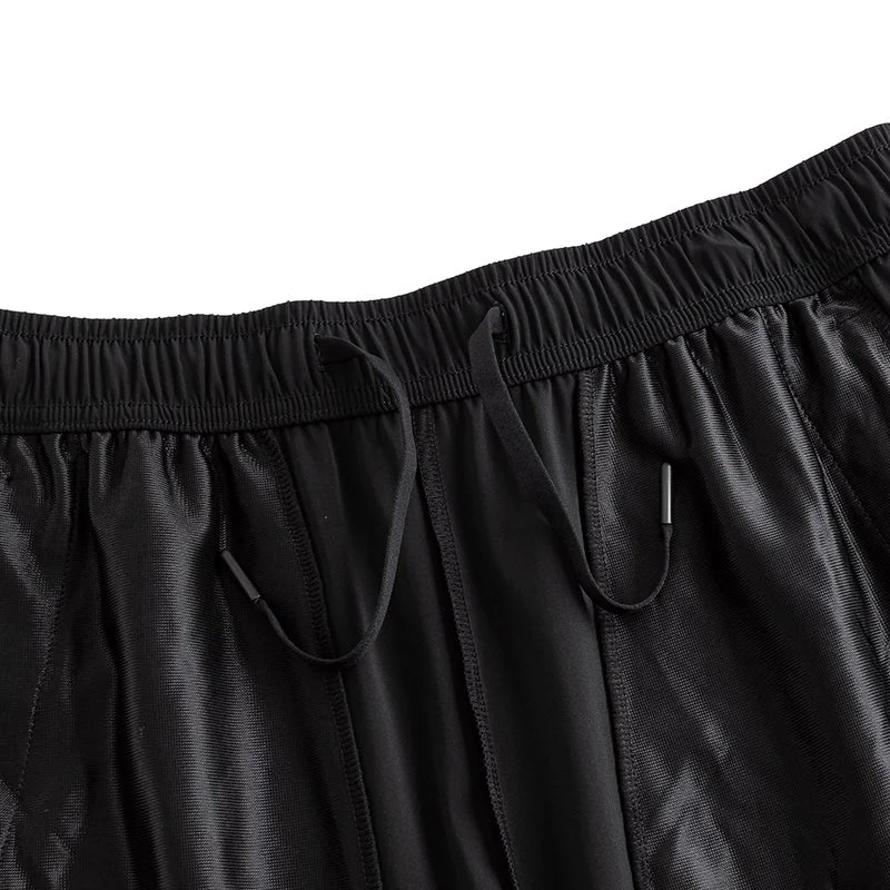 Anta black TRN Men's Knit Shorts for Men | Best Price UAE