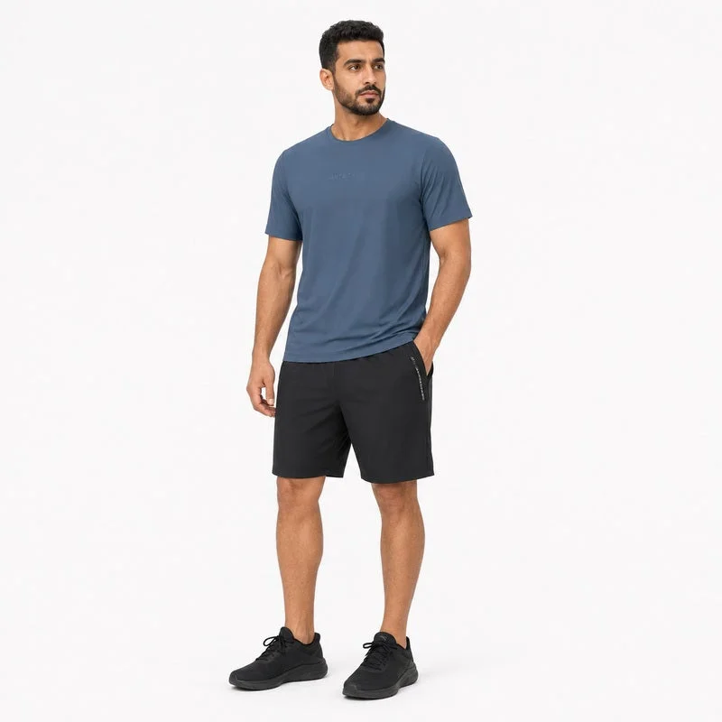 Anta black TRN Men's Knit Shorts for Men | Best Price UAE