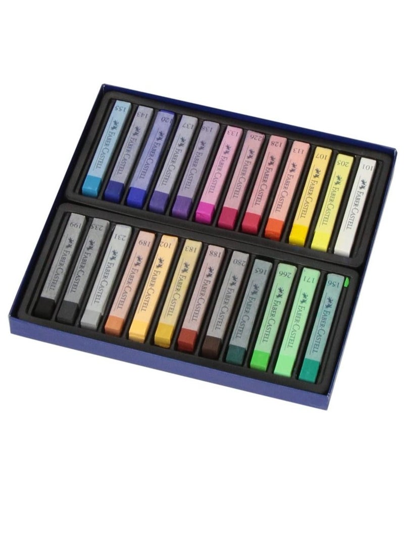 FABER-CASTELL 24-Piece Soft Pastels Multicolor - Image 2