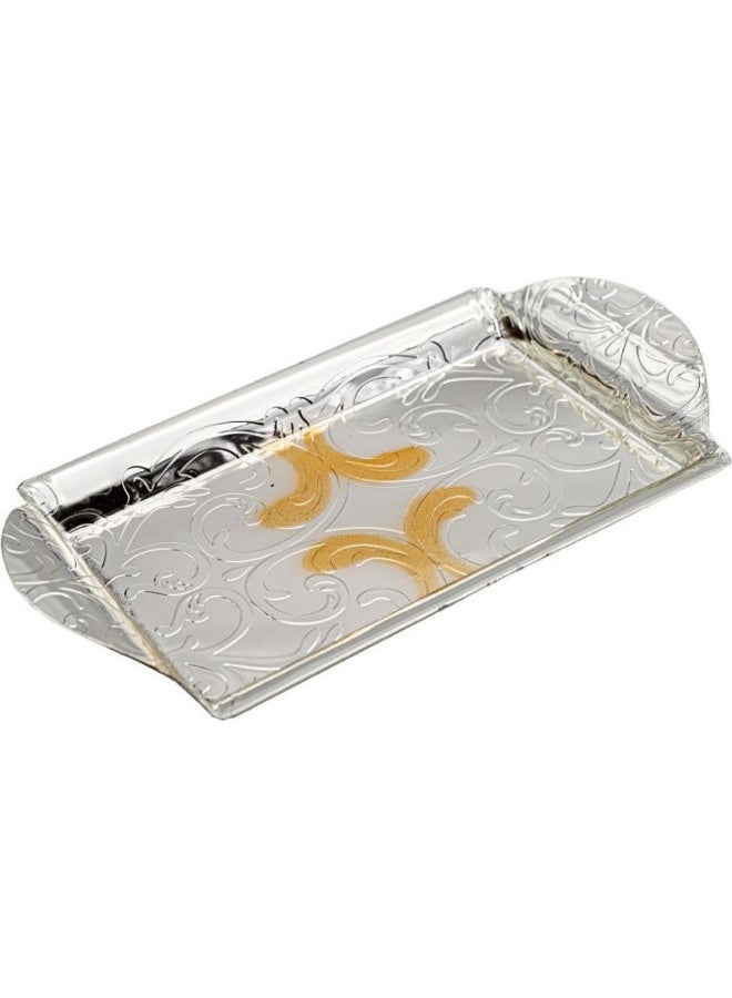 Alsaif طوفرية ستيل حجم صغير فضي/ذهبي - السيف هوم