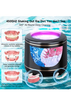Generic Ultrasonic Cleaner Private Mold Cross-Border New Product Home Jewelry UV Light Denture Ultrasonic Cleaning Machine  - Image 4