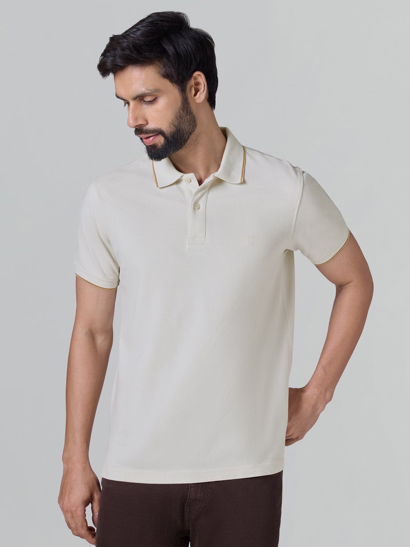 اكس واي اكس اكس تيشيرت بولو XYXX من القطن الصلب بنصف كم للرجال - Image 1