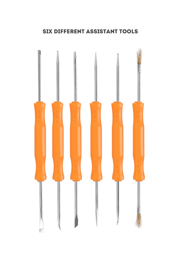 Soldering Iron Kit With Temperature Control Multicolour 26.50×14.70×4.00centimeter - Image 2