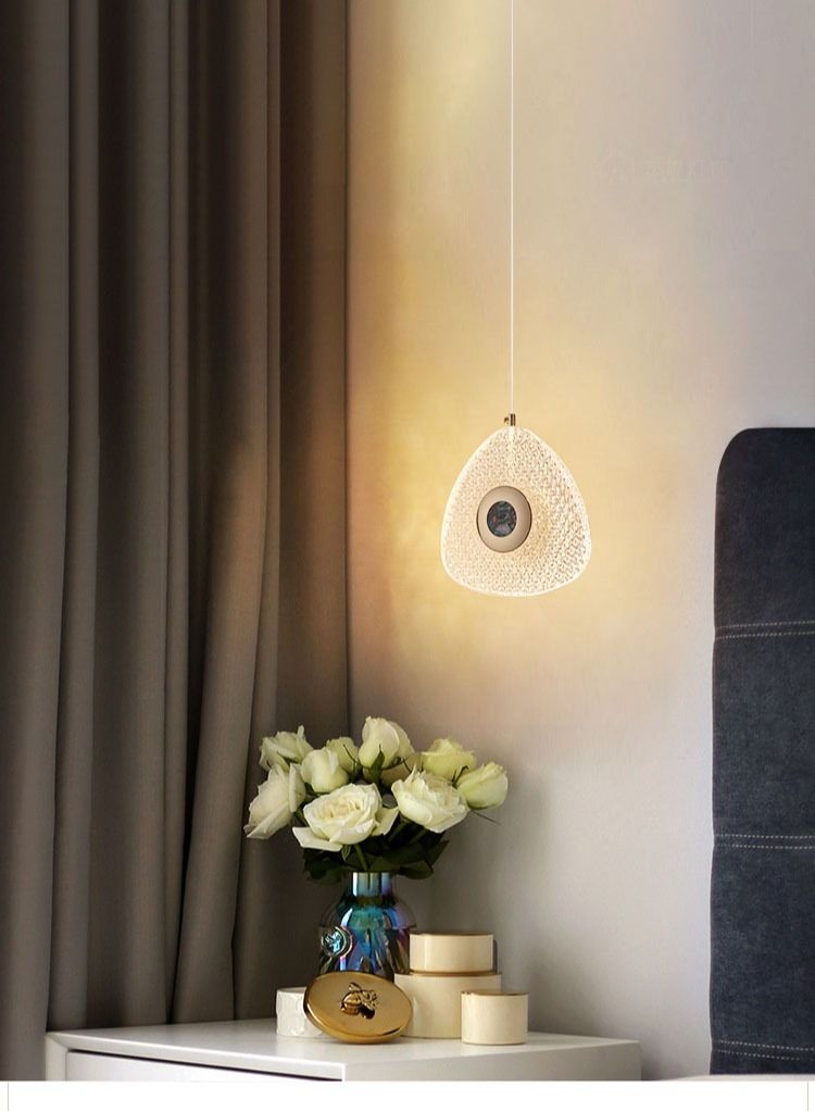 C M E Crystal Light Fixture with Three Lights - Image 3