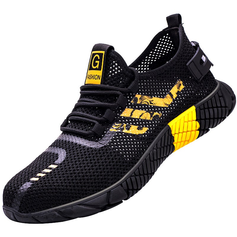 Men's Safety Shoes - Steel Toe Cap, Puncture Resistant, Breathable Work Shoes