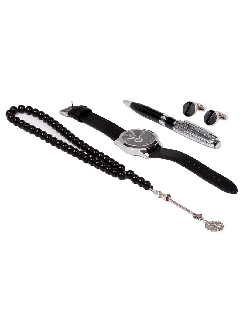 فونيم طقم فونيم اسود فضي مودرن - Image 3