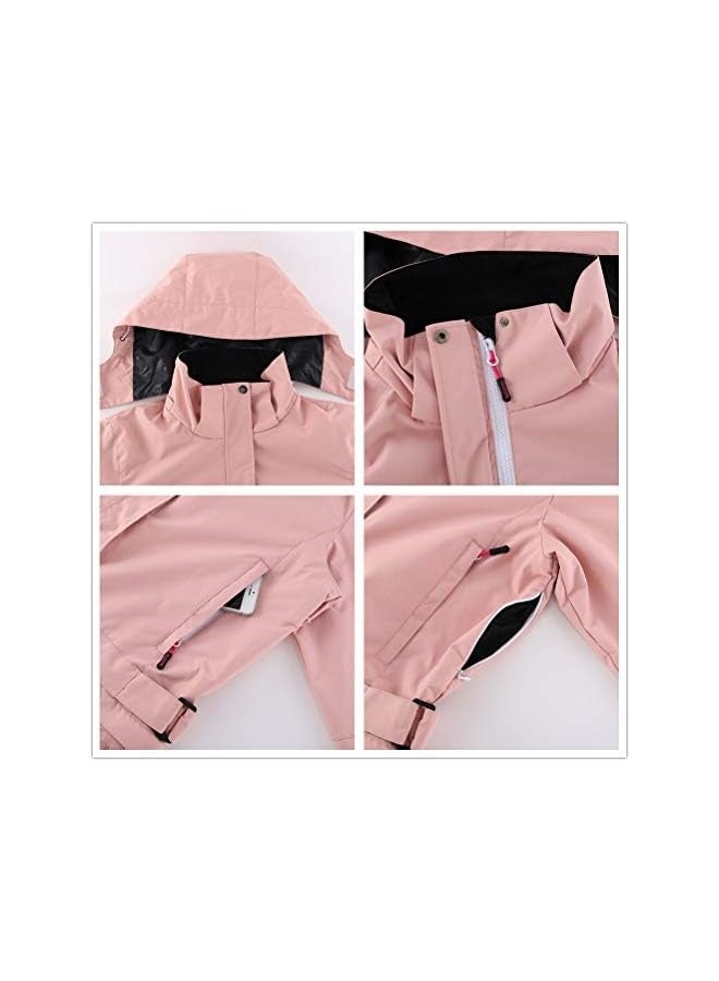 Men & Women's Ski Suit One Piece Jumpsuits Winter Outdoor Waterproof Snowsuits  - Image 5