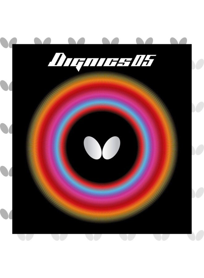 BUTTERFLY Butterfly-Dignics Table Tennis Rubber 05 Red 1.9-1003810119-4906901199828 - Image 1