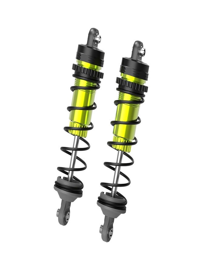 Amoril Front Rear RC Shock Absorber, 2-Pack Shock Absorber Damper Oil Adjustable Alloy Aluminum Shock for RZ001G-A(Green)-Part Number R11001 - Image 2