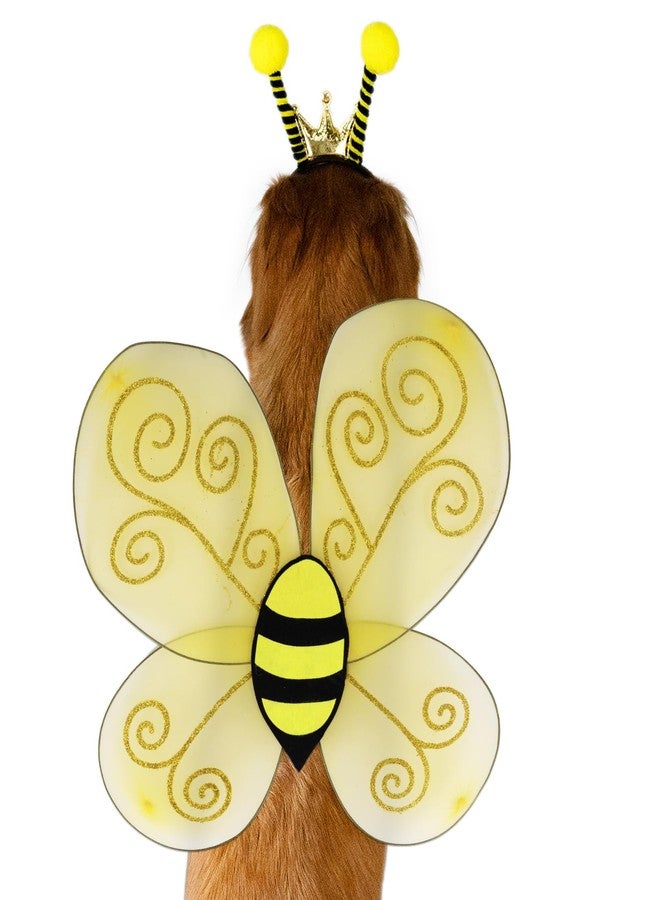 Wodison Bee Dog Headband and Wings Costume Set, Bee Wings Headband Accessories for Large Dog Halloween Christmas Birthday Festival Party Cosplay - Image 4