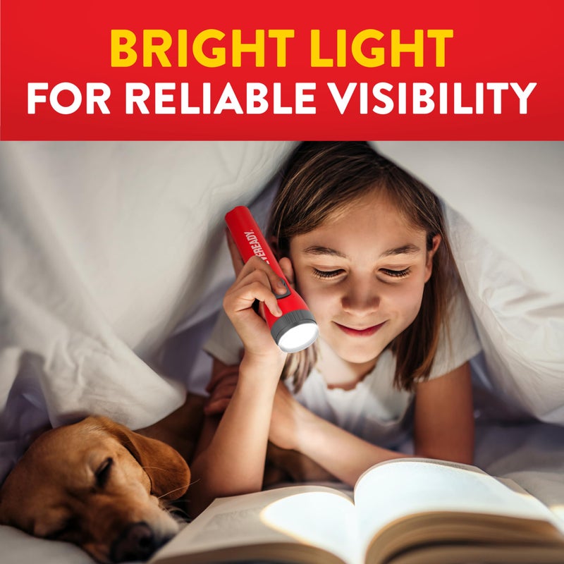 EVEREADY LED Flashlights (3-Pack), Bright Flashlights for Emergencies and Camping Gear, Power Outage Flash Light, AA Batteries Included - Image 4